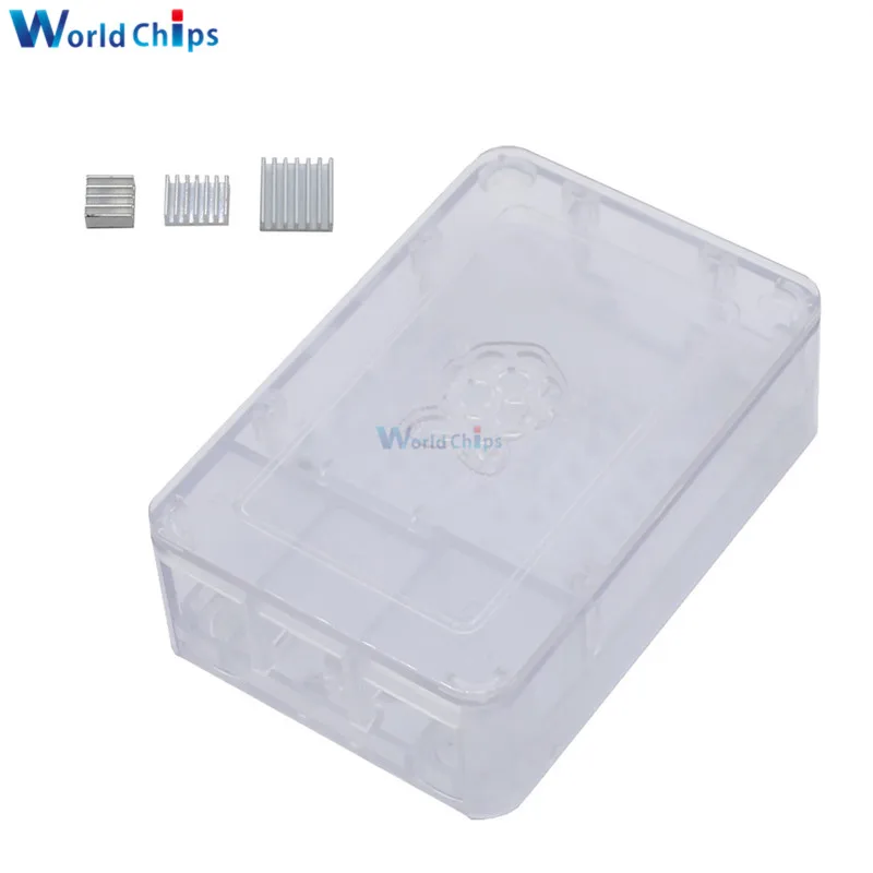 Raspberry Pi 4 Fall Schwarz Weiß Transparent ABS Fall Kunststoff Box – Bild 3