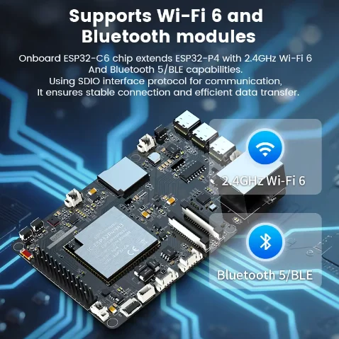 ESP32P4+ESP32-C6 Entwicklungsboard ESP32P4 Smart Board
