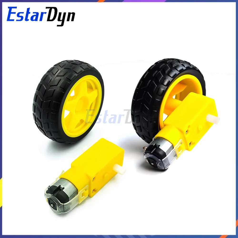 STM32 4WD Roboter-Smart-Car-Chassis, TT Getriebemotor mit Encoder – Bild 2