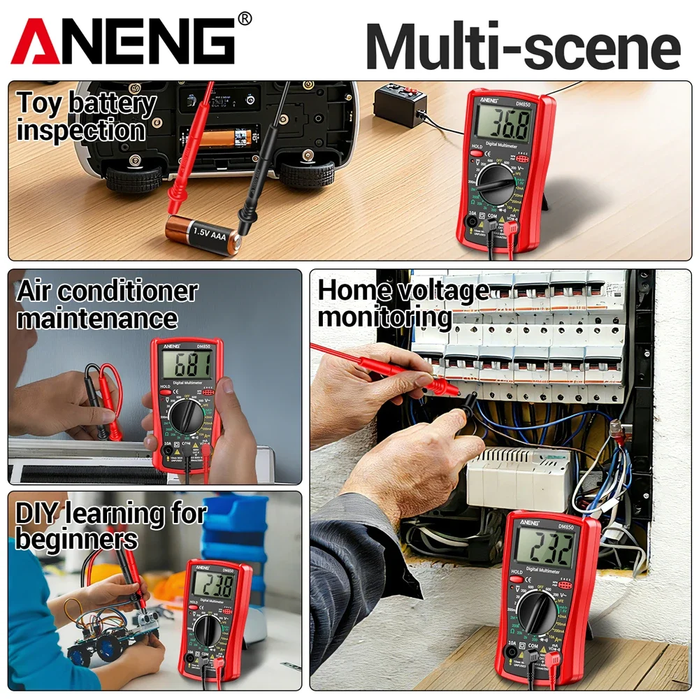 Intelligentes Digitales Multimeter Automatisch 1999 Messungen AC/DC – Bild 3