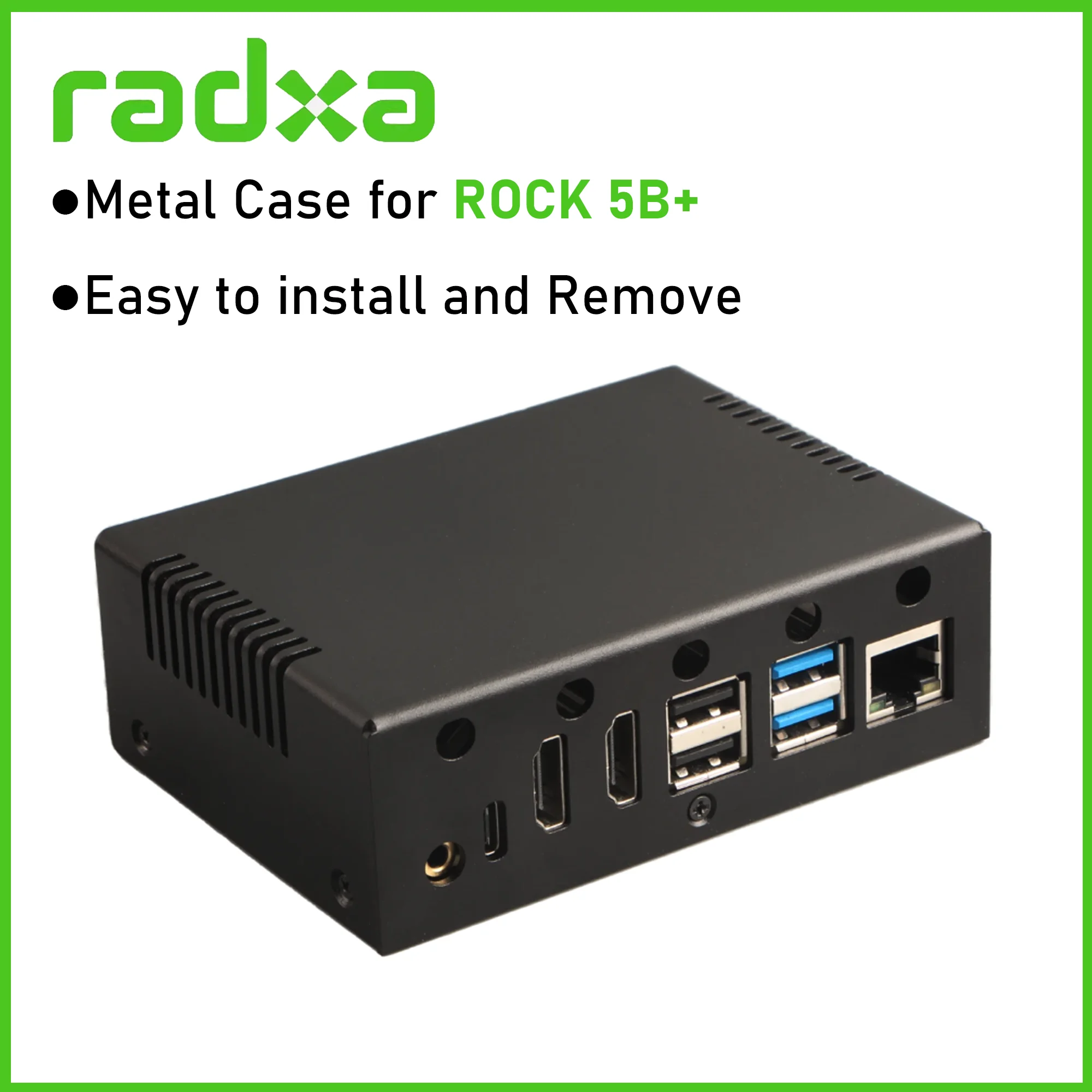 Radxa Metallgehäuse für ROCK 5B+ (Plus)