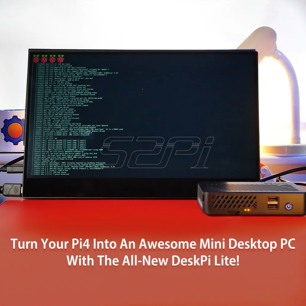 52Pi Raspberry Pi 4 Modell B DeskPi Lite Kunststoff Fall Mit GPIO – Bild 3