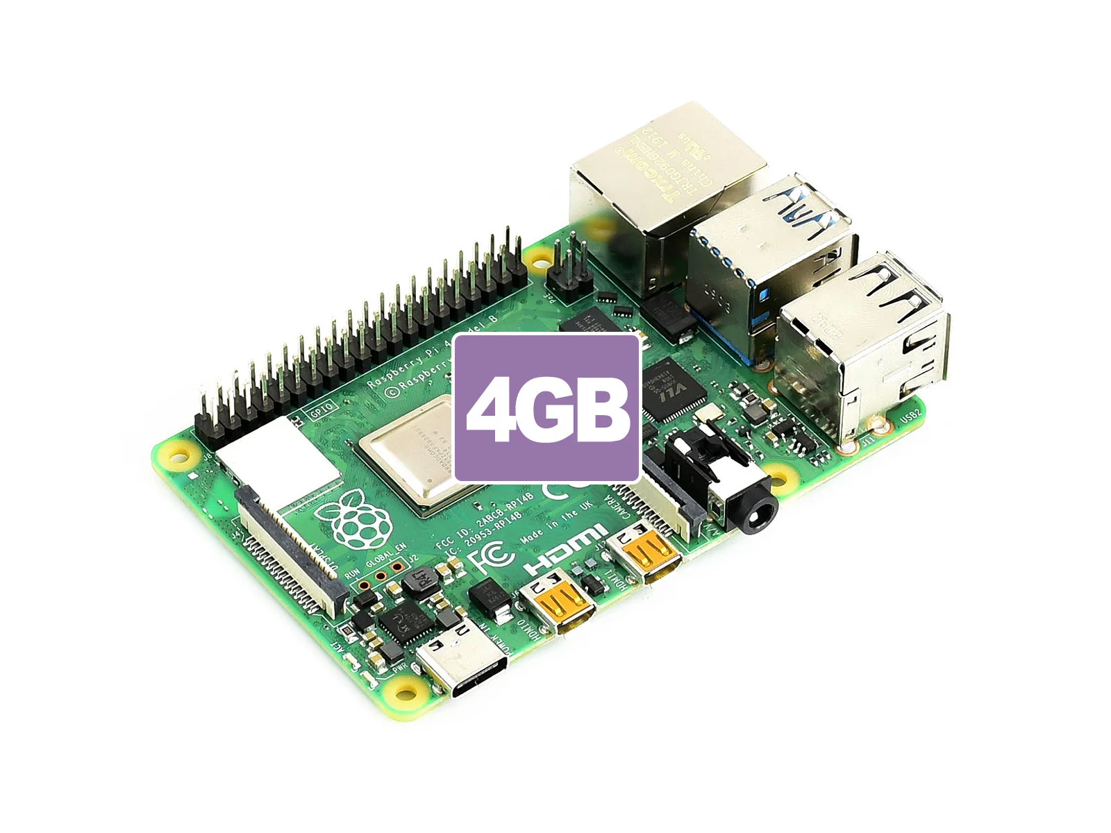 Raspberry Pi 4 Modell B 4B RAM 2 GB 4 GB 8 GB Core 1,5 GHz 4K – Bild 6