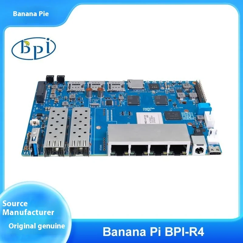 Hochleistungs-Entwicklungsboard Banana Pi BPI-R4, unterstützt 2 SFPs – Bild 2