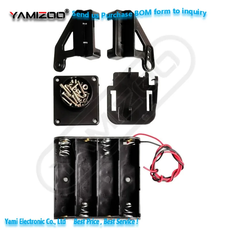 4WD Smart Robot Car Chassis UN R3 CH340 USB-Kabel mit Ultraschallmodul – Bild 5