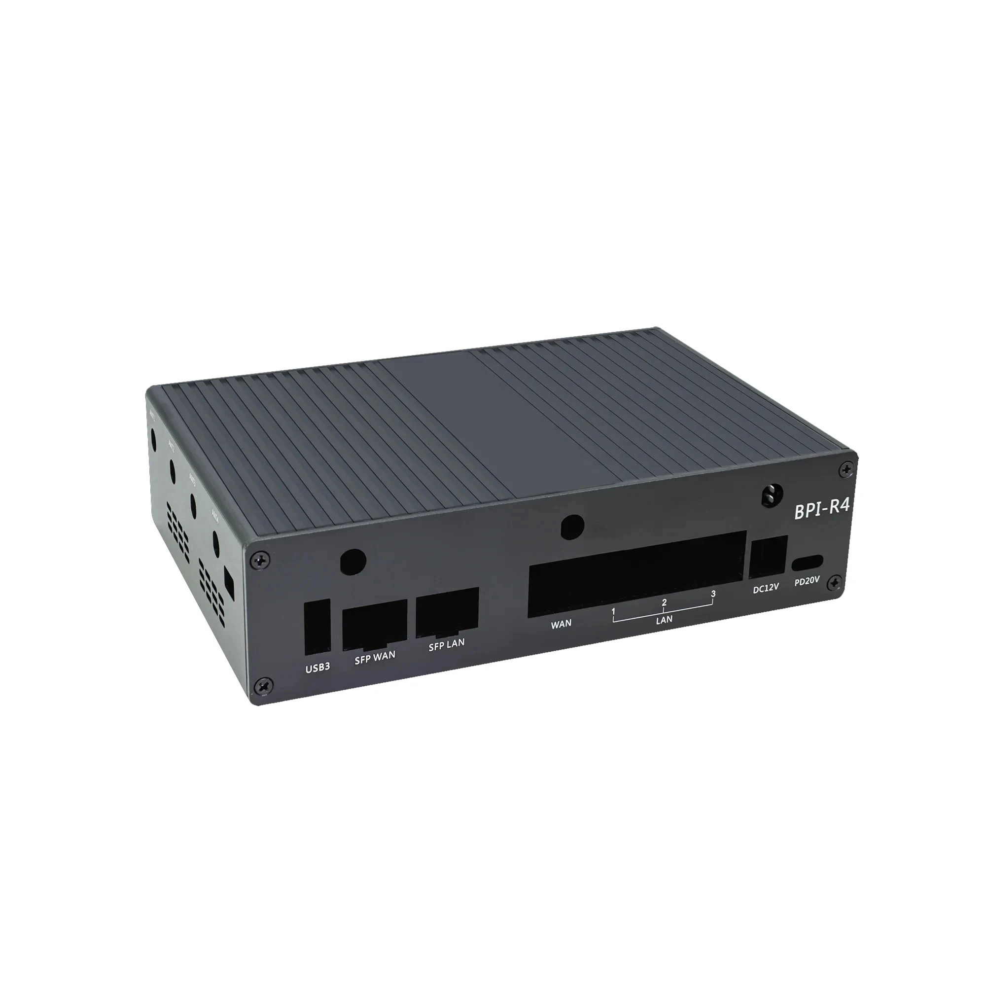 Banana Pi BPI-R4 Aluminiumgehäuse, Schutzhülle, perfekt für BPI-R4 – Bild 4