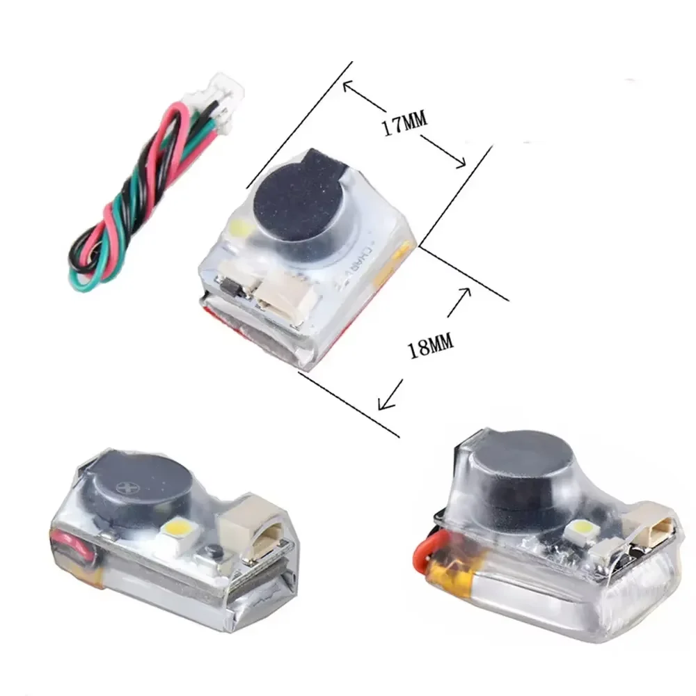 JHE42B/ JHE42B_S/ JHE20B Mini Finder 5V Superlauter Buzzer-Tracker 110dB mit LED-Alarm für RC FPV