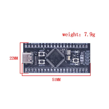 STM32F401RCT6 Minimales System-Entwicklungsboard STM32 ARM Core Lernboard Modul Typ-C-Anschluss