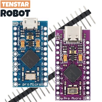 Pro Micro mit dem Bootloader ATmega32U4 5V/16MHz Modulcontroller Mega32U4 Leonardo für Arduino