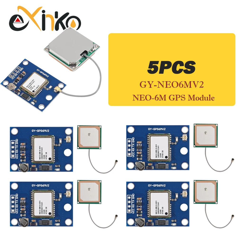 GY-NEO6MV2 Neues NEO-6M GPS-Modul NEO6MV2 mit Flugsteuerung EEPROM MWC – Bild 2
