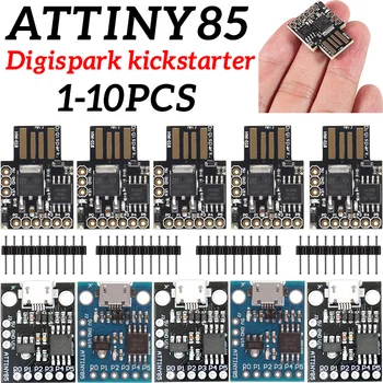XZG TINY85/ATTINY85 Digispark Kickstarter Micro-Entwicklungsboard ATTINY85 Modul für Arduino IIC I2C USB Blau