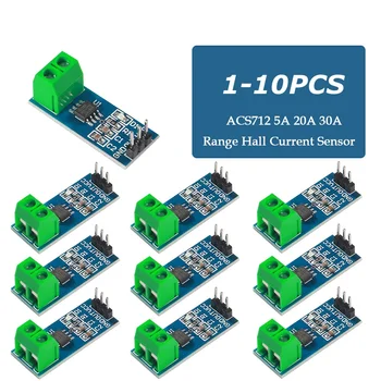 XZG 1/10 Stück ACS712 5A 20A 30A Hall-Stromsensormodul. ACS712. Sensormodul für Arduino DIY Elektronik-Bausatz