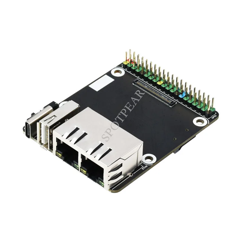 Raspberry Pi CM4 Compute Module 4 IO Board Dual Gigabit Ethernet Mini – Bild 3