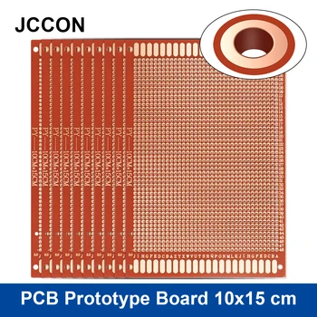 PCB Prototyp Board 10x15 cm Schaltung Protoboard Universal DIY Matrix Einreihige Kontinuierliche (10 Stück)