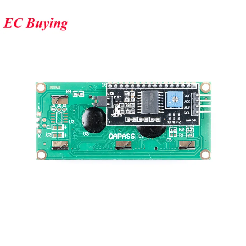 LCD1602 1602A 1602 LCD1602A LCD Modul Blau/Gelb Grün Bildschirm LED – Bild 6