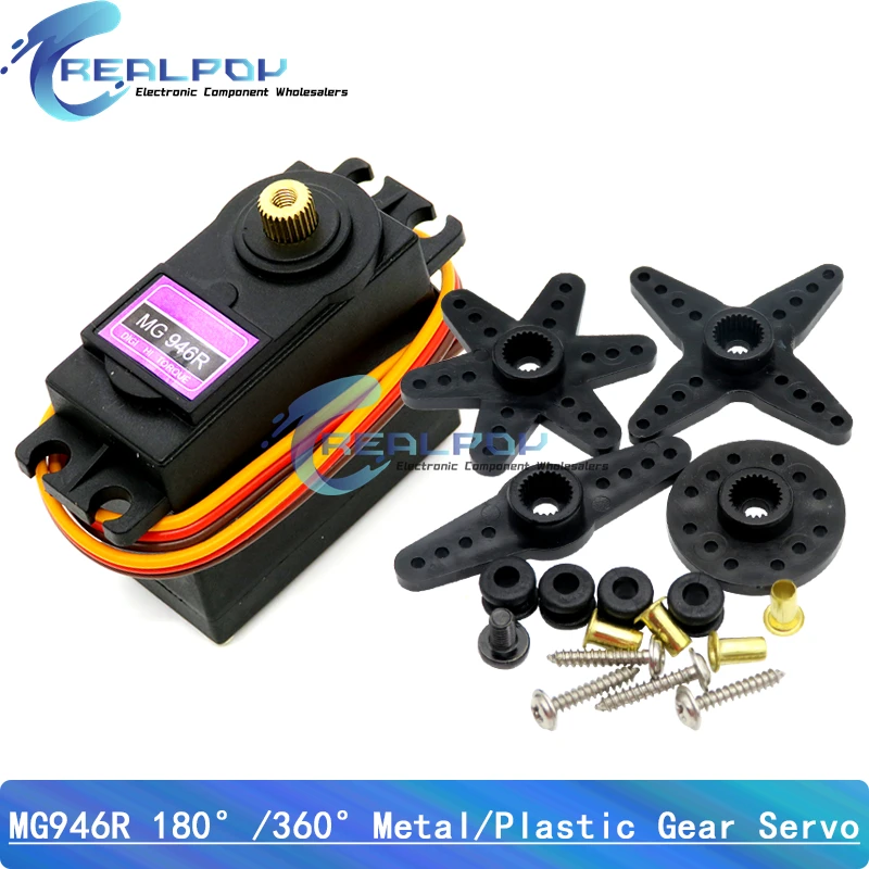 SG90 SG92R MG90S MG945 MG946R MG995 MG996R Servo Metall Getriebe – Bild 5