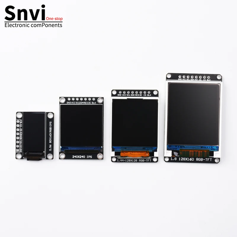 Snvi TFT IPS LCD Display Modul 0,96/1,3/1,44/1,8 Zoll 7P SPI – Bild 2