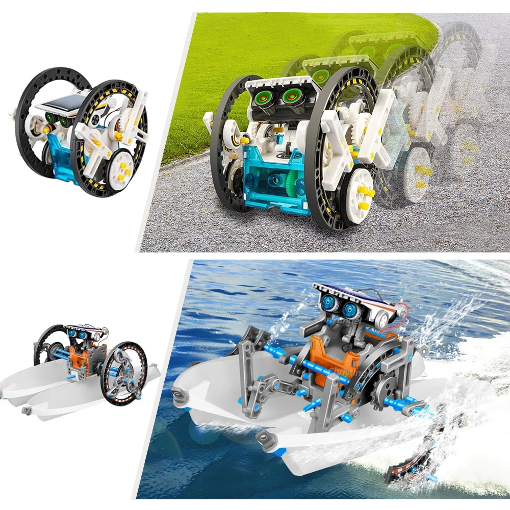 13-in-1-Solarroboter-Kits, DIY-Montage, wissenschaftliche – Bild 4