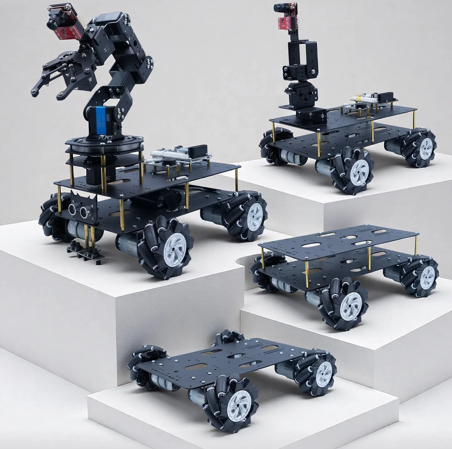 STM32 AI Vision Mecanum-Rad-Roboterwagen mit Roboterarm - 4WD – Bild 6