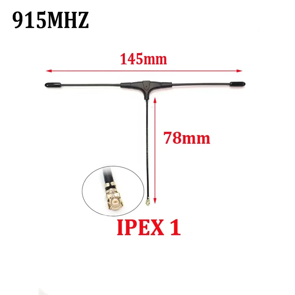 915MHz 2,4GHz T-Typ Antenne IPEX1 UFL Anschluss für ELRS EP1 RX IPEX1 Kompatibel mit TBS Crossfire Nano