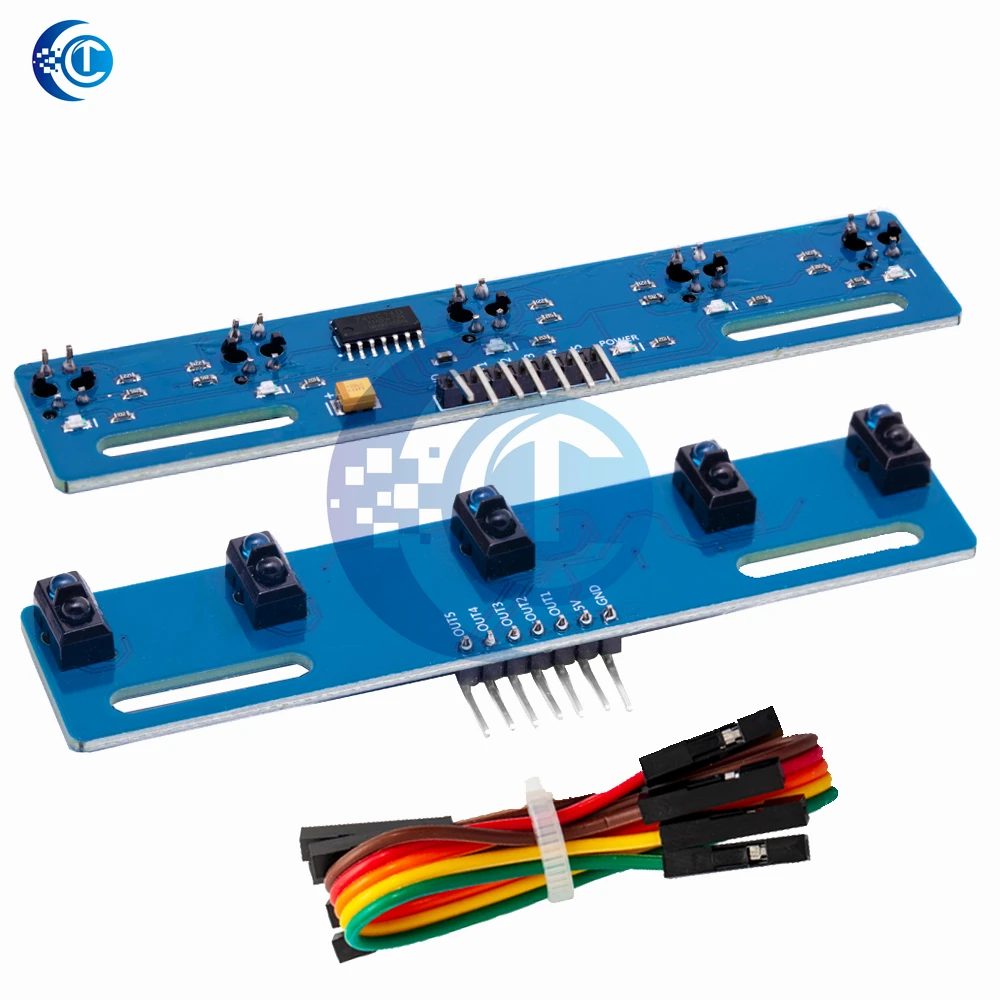 TCRT5000 3/5-Kanal IR-Linienfolger-Sensormodul für Arduino Smart Car – Bild 6