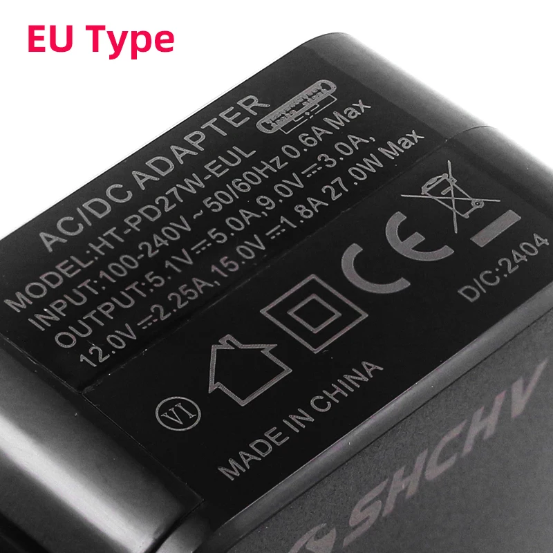 Netzteil PD 27 W 5,1 V 5 A USB Typ-C Netzteil EU US UK Stecker – Bild 4