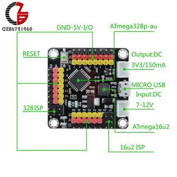 Strong Series Pro Micro Development Modules ATMEGA328P ATMEGA16U2 Micro USB Mikrocontroller Board für Arduino