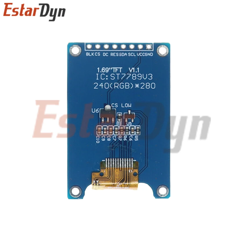 1,69 TFT LCD IPS Farbdisplay Modul 1,69" ST7789 Controller – Bild 2