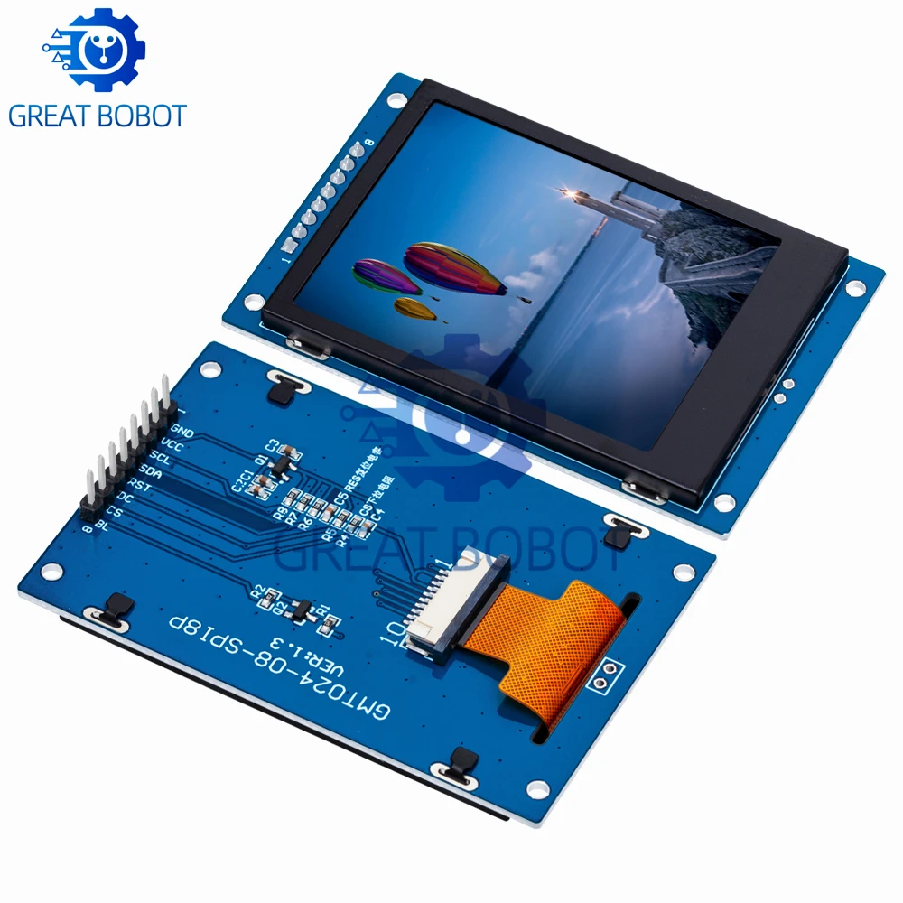 2,4 Zoll 240x320 65K Farb-SPI-TFT-LCD-Anzeigemodul 8-Pin ST7789 – Bild 5