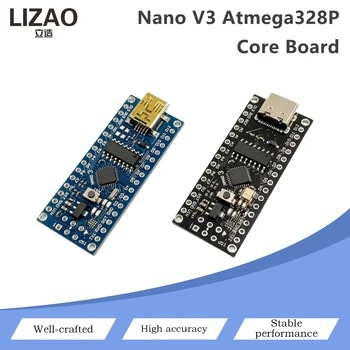 Nano V3 ATMEGA328P / ATMEGA168P Entwicklungsboard mit CH340 Chip und TYPE-C / MINI / Micro USB Schnittstelle
