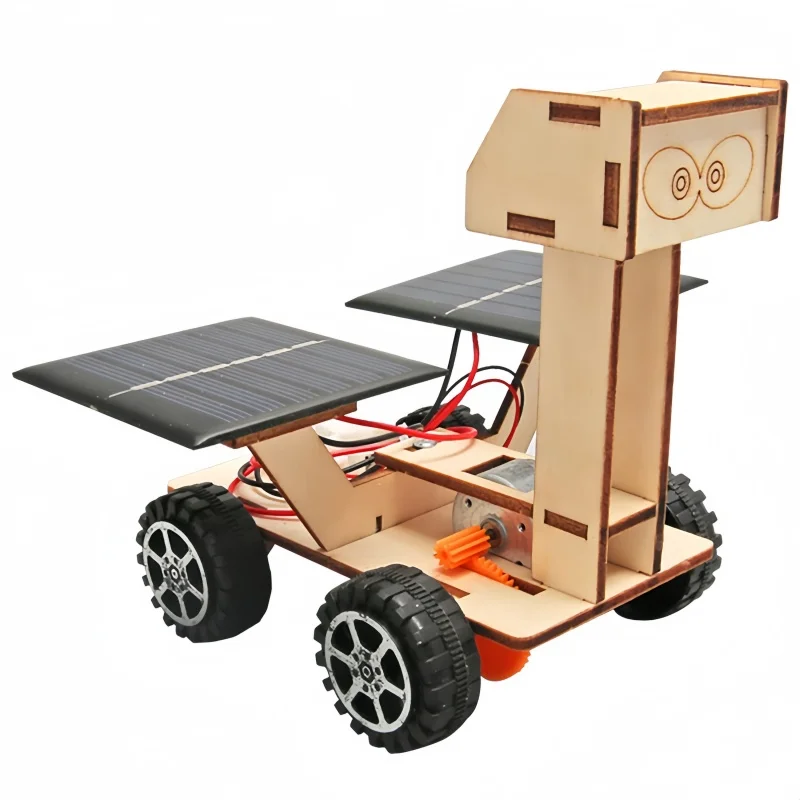 DIY Montieren Solar Auto STEM Spielzeug Kreative Erfindungen Motor Fähigkeit von Kinder Aktive Denken