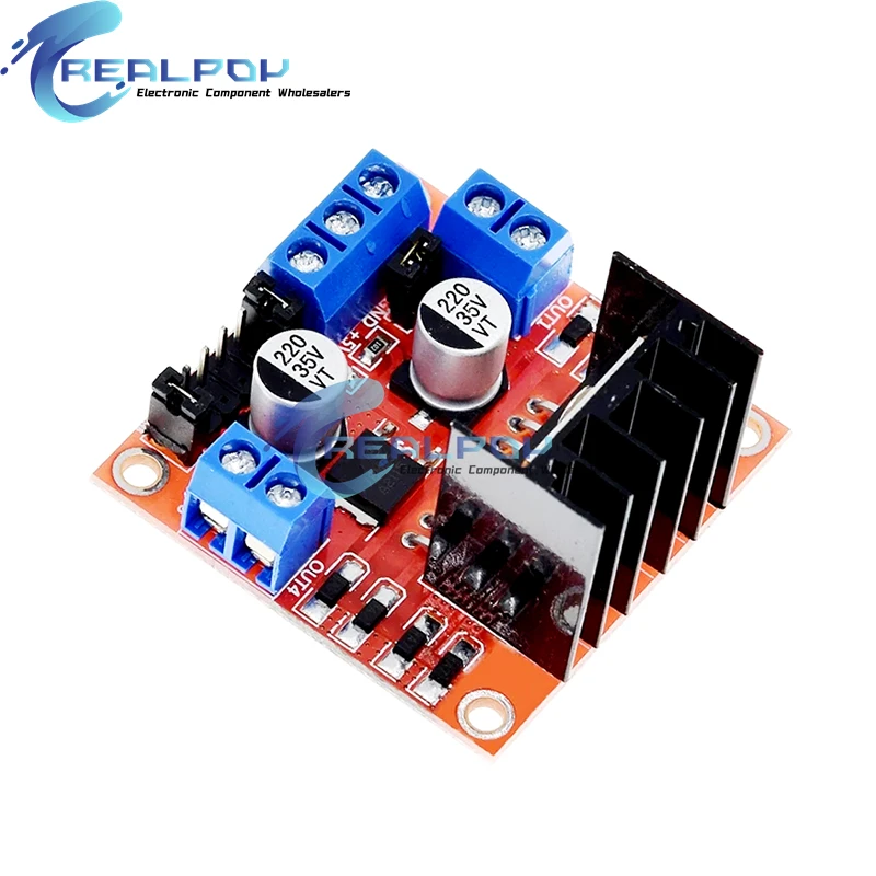 L298N Treiberplatine Modul L298N Schrittmotor Smart Car Roboter – Bild 3