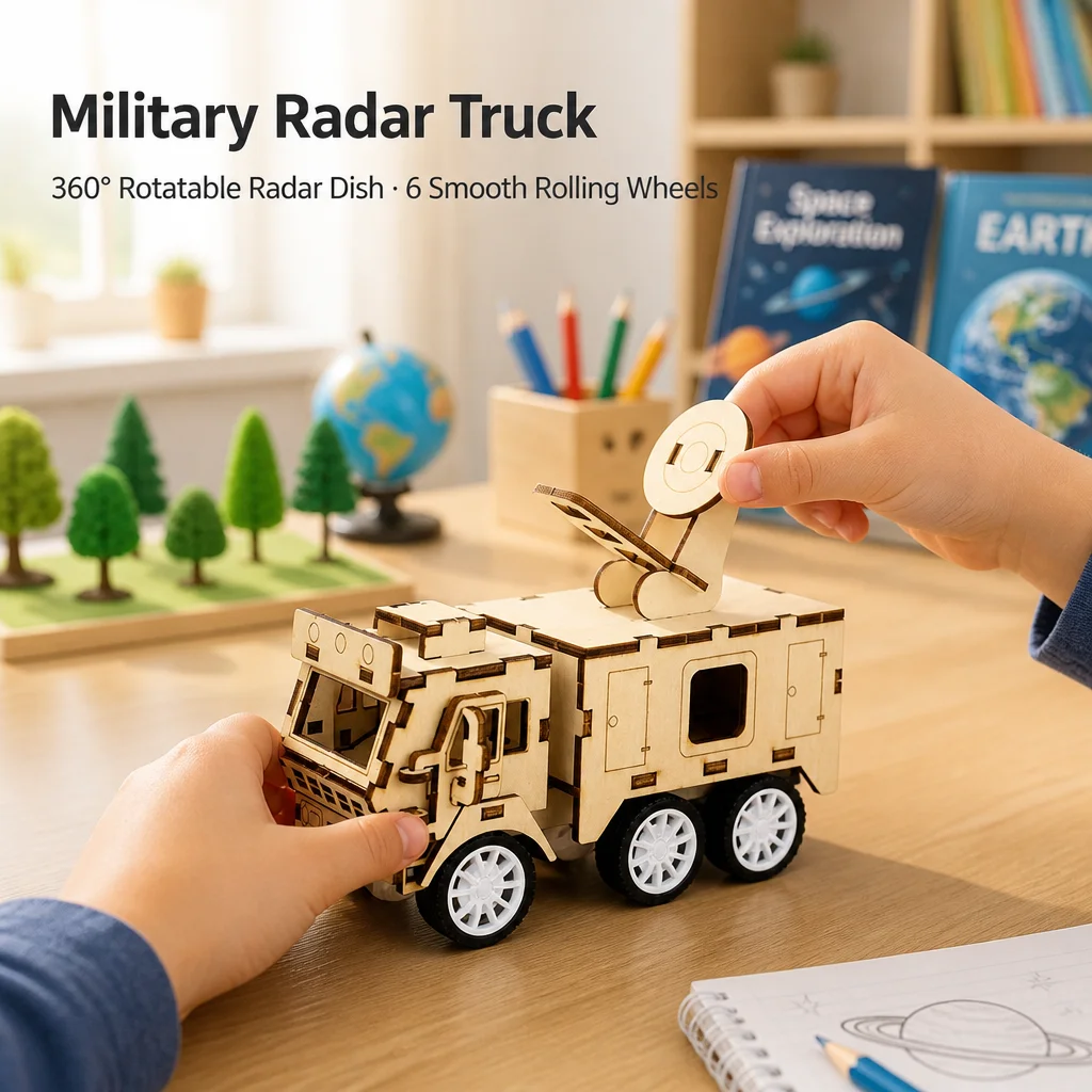 DIY Radar-Automodell Wissenschafts-Experimentier-Set für Kinder – Bild 3