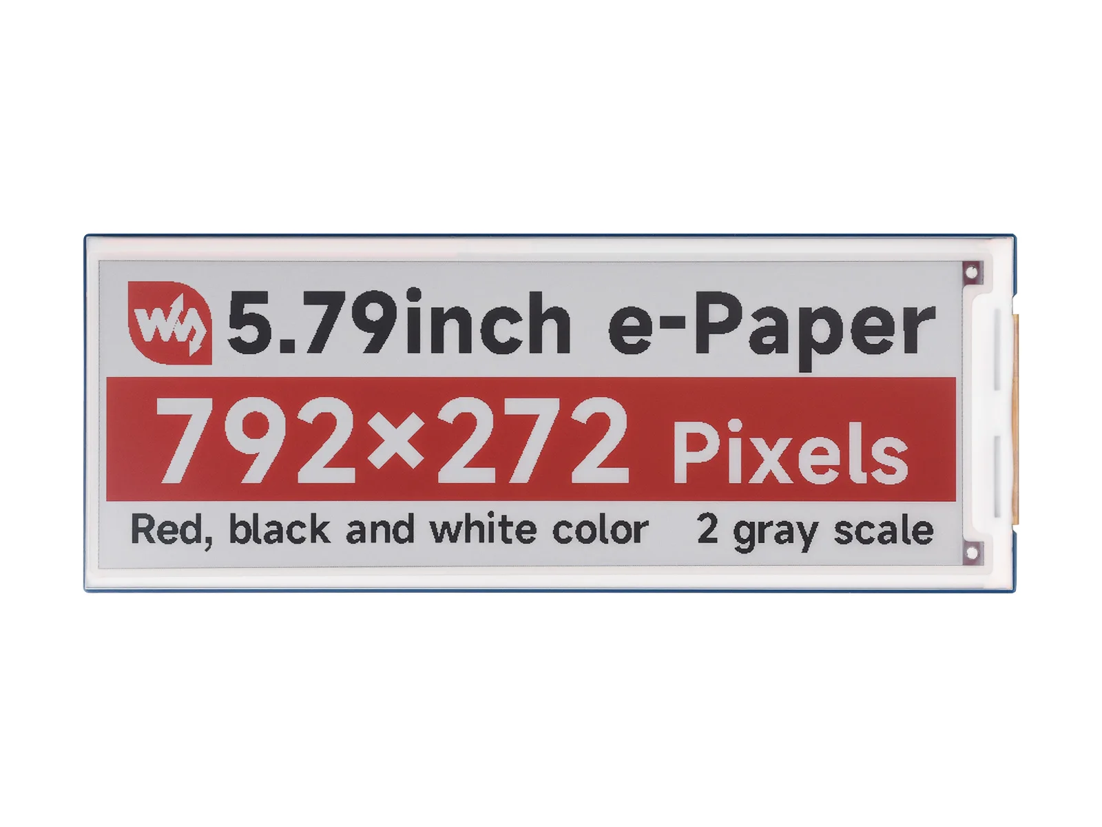 5,79 Zoll E-Paper-Rohdisplay, E-Ink-Display, 792 x 272 – Bild 6