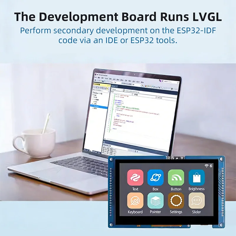 ESP32 S3 4,3 Zoll 480*272 Kapazitiver Touchscreen 8MB PSRAM 16M Flash – Bild 6