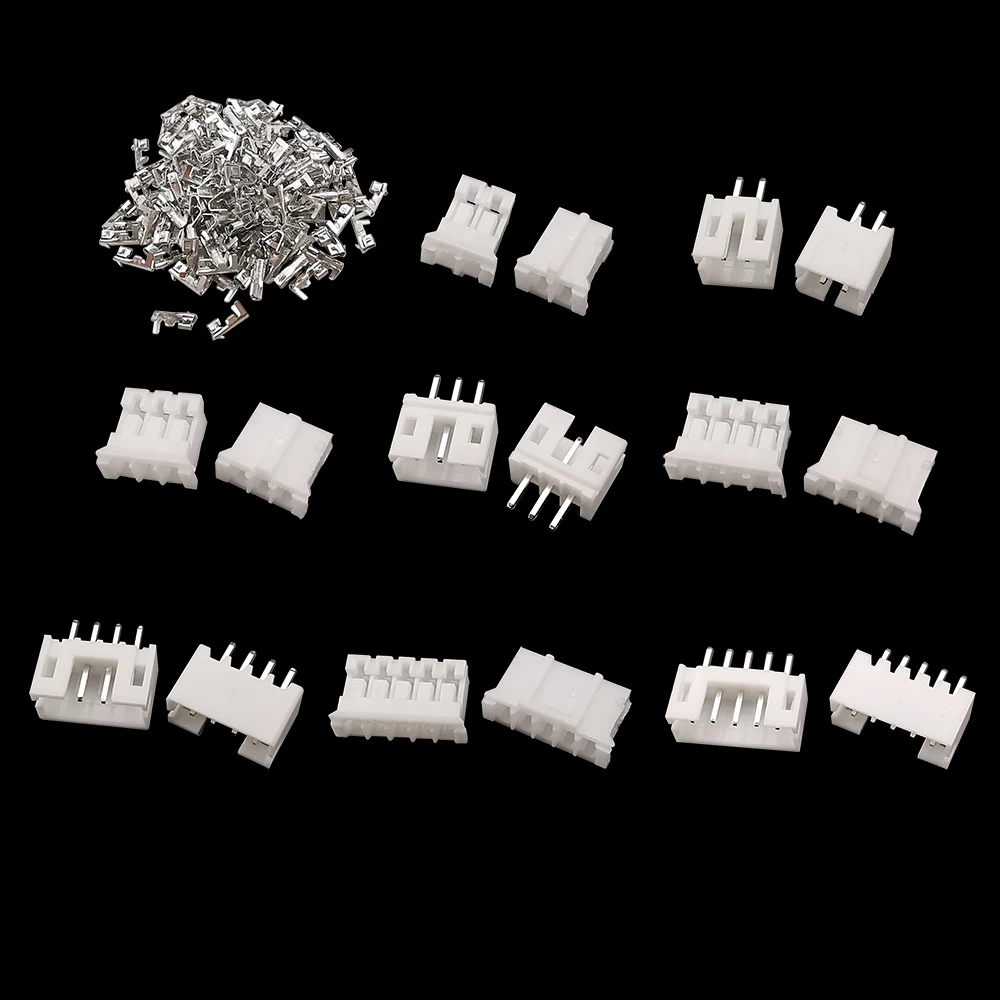 JST PH 2,0 Stecker 2,0mm Pitch 2/3/4/5 Pin Männlich (230 Stück) – Bild 4