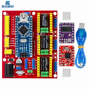 3DV4 CNC Shield V4 + Nano 3.0 + 3 Stück DRV8825 Reprap Schritttreiber-Set für Arduino