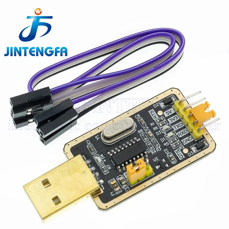CH340G RS232 Update USB zu TTL Konvertermodul UART Serieller Anschluss – Bild 2