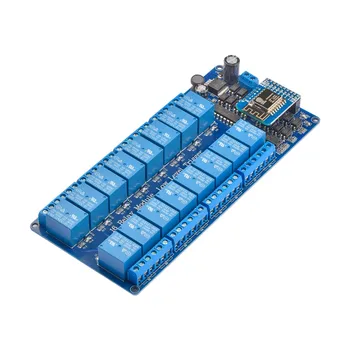 DC5V 12V 16 Kanal Wifi Relais Modul Onboard ESP8266 WIFI Modul Mikrocontroller Interface Power Relais