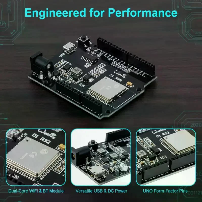ESP32 Entwicklungsboard Serieller Anschluss WiFi Bluetooth Ethernet – Bild 3
