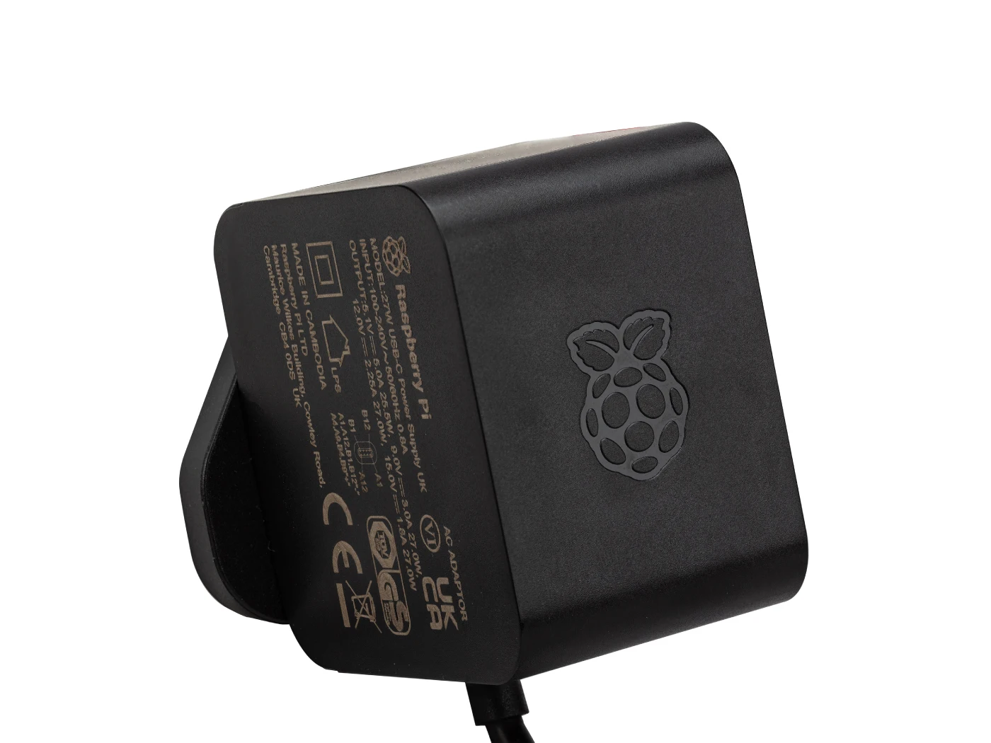 Raspberry Pi 5 27W USB-C Typ C PD Netzteil, 5,1V, 5A US EU Stecker – Bild 6