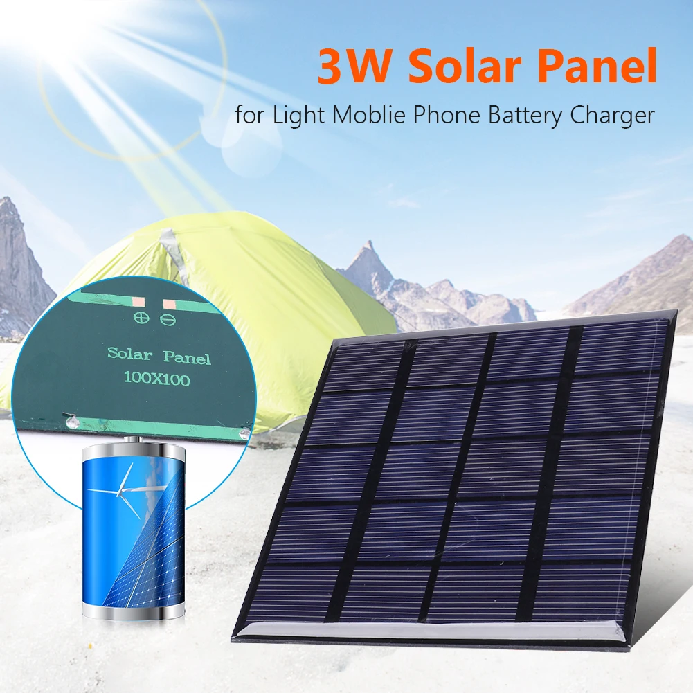 Solarpanel für den Außenbereich, 3 W/2 W/1,5 W, 5 V – Bild 2