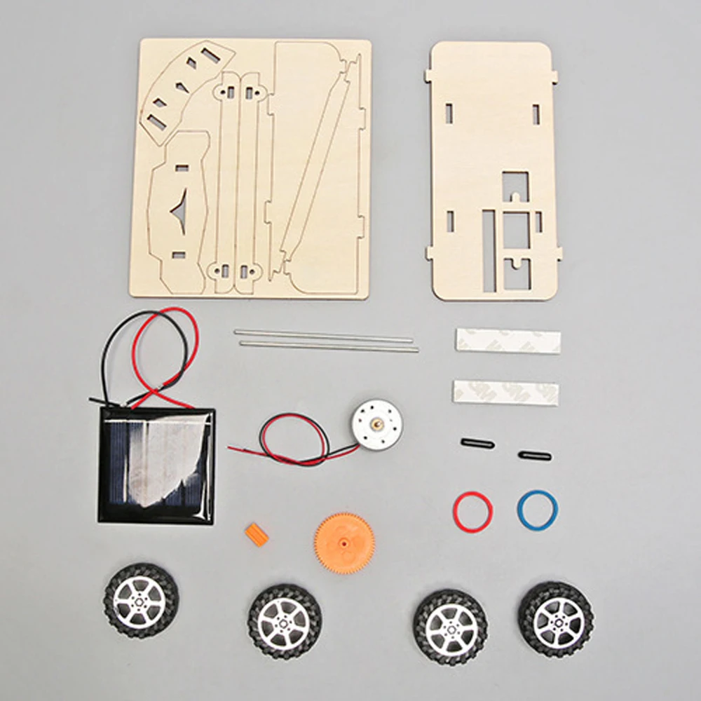 Montieren Sie Solar-DIY-Automotor-Roboter-Kit, Erfindungen, Motor, pädagogisches elektronisches Kit