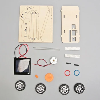 Montieren Sie Solar-DIY-Automotor-Roboter-Kit, Erfindungen, Motor, pädagogisches elektronisches Kit