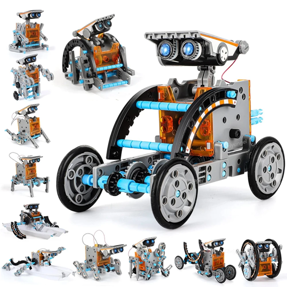 13-in-1-Solarroboter-Kits, DIY-Montage, wissenschaftliche – Bild 5