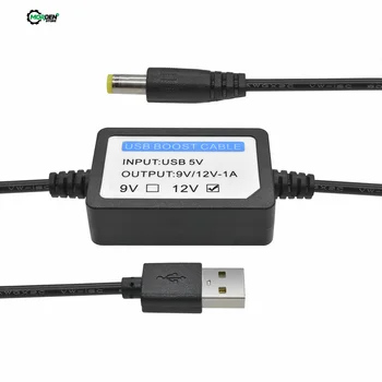 DC-DC 5V auf 9V 12V 1A Step Up USB Boost Kabel Booster Konverter Adapter USB DC Kabel Stecker Netzteil