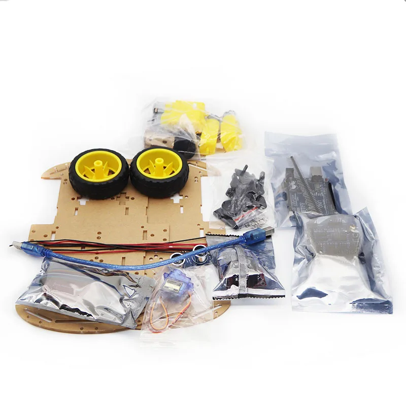 Smart Electronics Motor Smart Roboter Auto Chassis Kit Geschwindigkeit – Bild 5