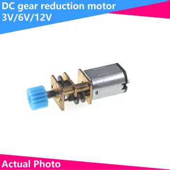 DC 3V/6V/12V N20 Miniatur-Metallgetriebemotor mit Kettenrad, Gleichstrommotor 15/30/50/60/100/300/500/1000