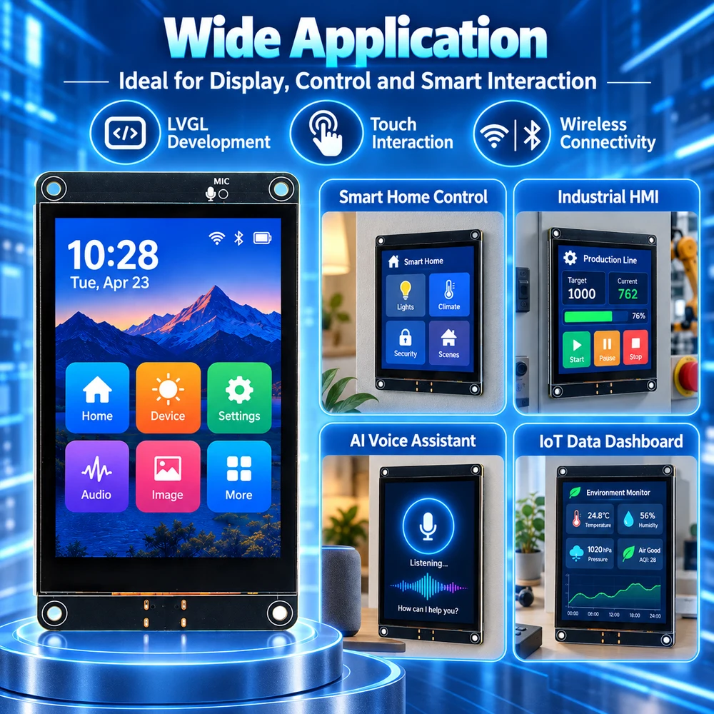 ESP32 S3 4,0 Zoll IPS Kapazitiver Touchscreen 320x480 240MHz WiFi – Bild 5