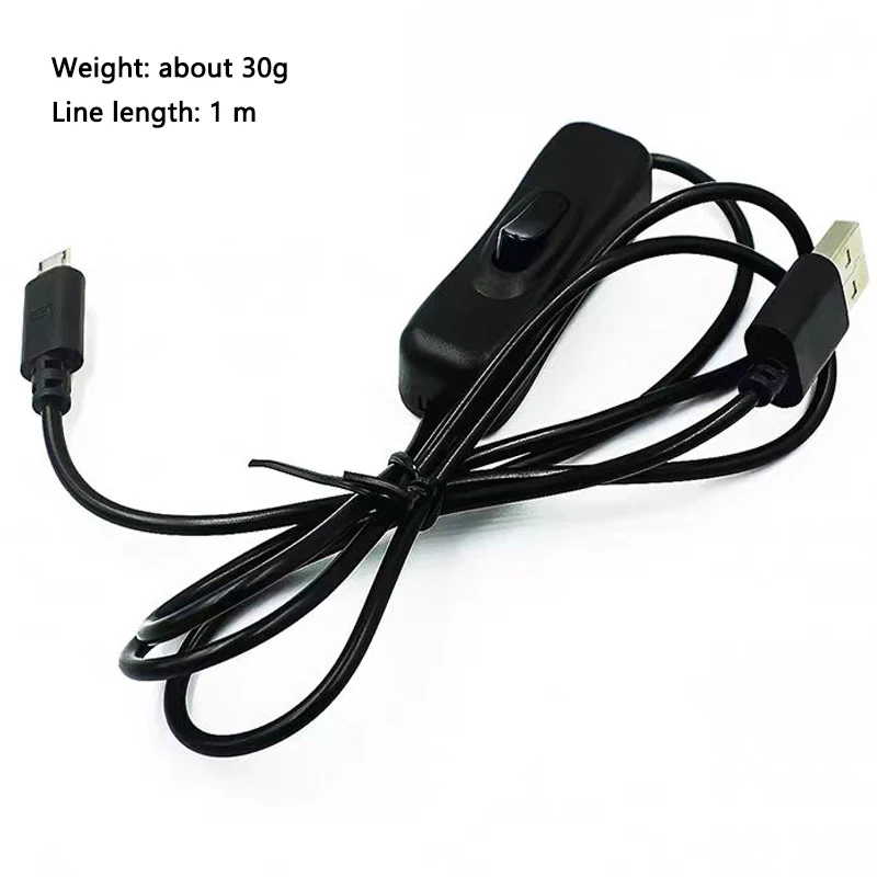 Raspberry Pi Netzteil USB-Schalter Stromkabel USB auf Micro-USB – Bild 2